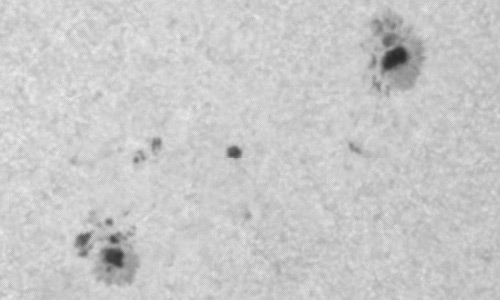 2023年10月12日の黒点（活動領域13460）