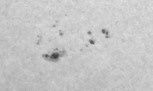 2023年10月12日の黒点（活動領域13463）