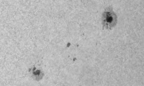 2023年10月13日の黒点（活動領域13460）