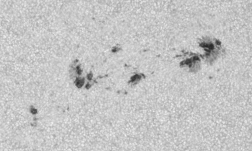 2023年11月9の黒点（活動領域13483）