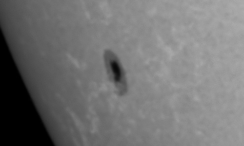 2023年12月21日の黒点（活動領域13531）