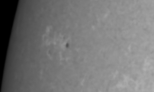 2023年12月21日の黒点（活動領域13533）