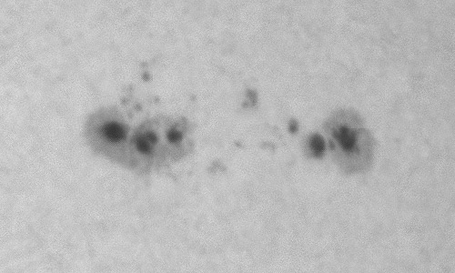 2023年12月22日の黒点（活動領域13528）