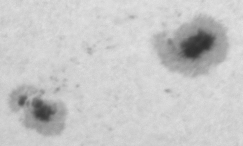 2023年12月22日の黒点（活動領域13529）