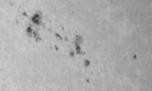 2024年1月11日の黒点（活動領域13539）