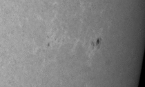 2024年1月11日の黒点（活動領域13543）