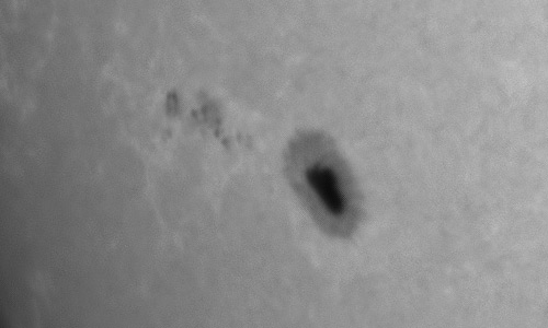 2024年1月13日の黒点（活動領域13549）