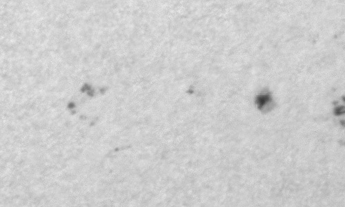 2024年1月13日の黒点（活動領域13552）