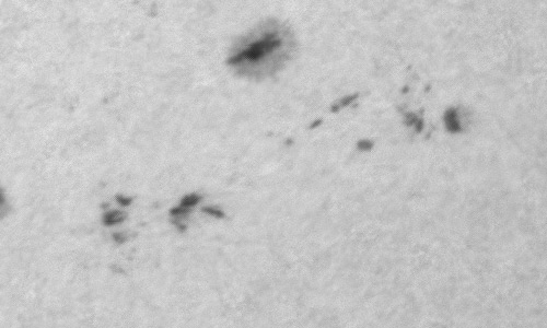 2024年1月13日の黒点（活動領域13541）