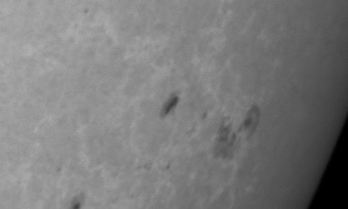 2024年1月16日の黒点（活動領域13540）