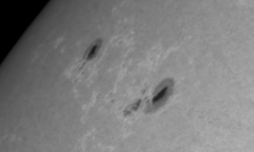 2024年1月19日の黒点（活動領域13559）