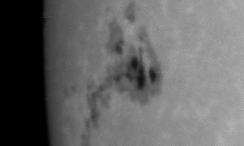 2024年2月5日の黒点（活動領域13576）