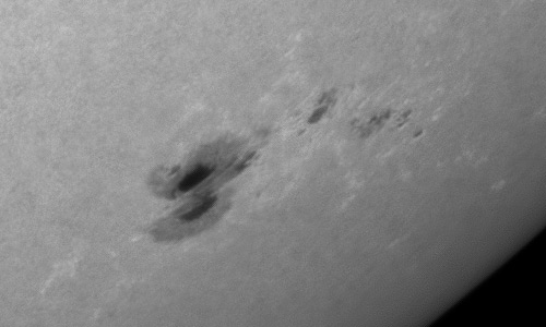 2024年2月6日の黒点（活動領域13575）