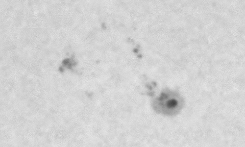 2024年2月11日の黒点（活動領域13582）