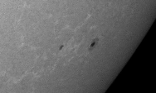 2024年2月12日の黒点（活動領域13571）