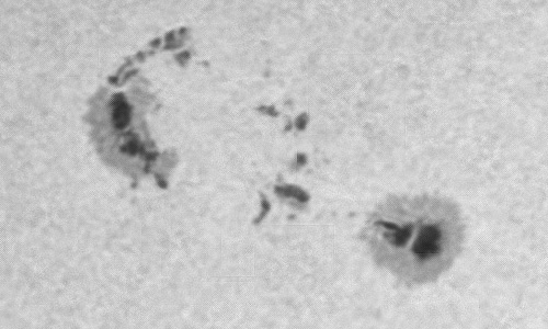 2024年2月12日の黒点（活動領域13583）