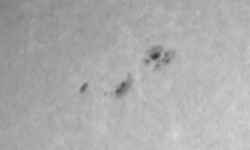 2024年2月28日の黒点（活動領域13596）