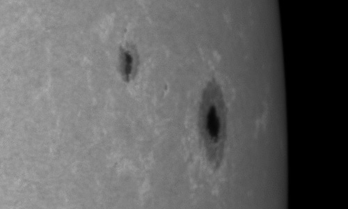 2024年3月5日の黒点（活動領域13595）