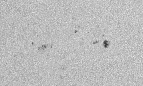 2024年3月9日の黒点（活動領域13605）