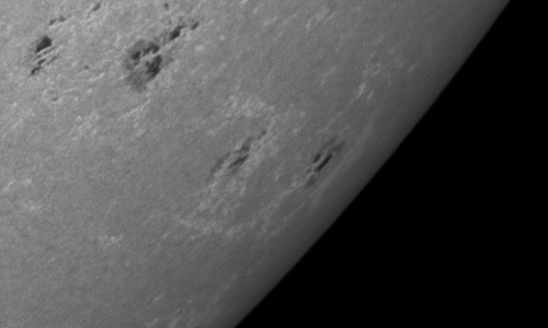 2024年3月22日の黒点（活動領域13607）