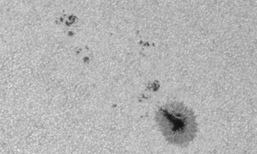 2024年3月27日の黒点（活動領域13619）