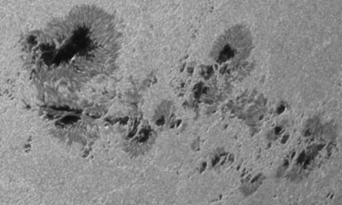 2024年3月28日の黒点（活動領域13615）