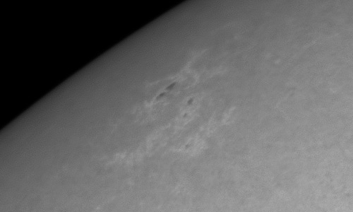 2024年4月8日の黒点（活動領域13634）