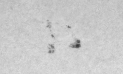 2024年4月11日の黒点（活動領域13634）