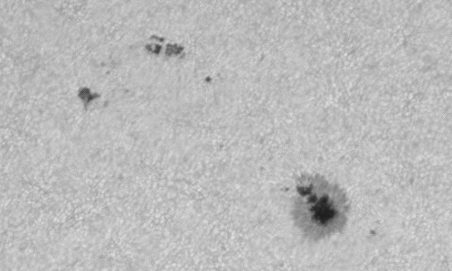 2024年4月23日の黒点（活動領域13652）