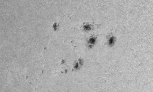 2024年4月23日の黒点（活動領域13654）