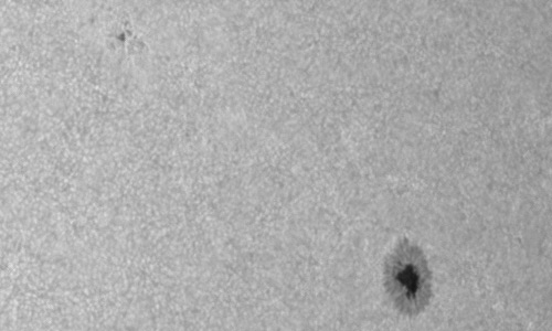 2024年4月27日の黒点（活動領域13652）