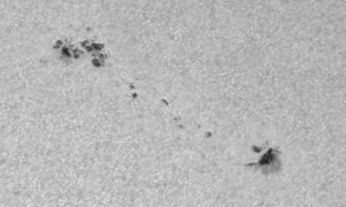 2024年5月2日の黒点（活動領域13662）