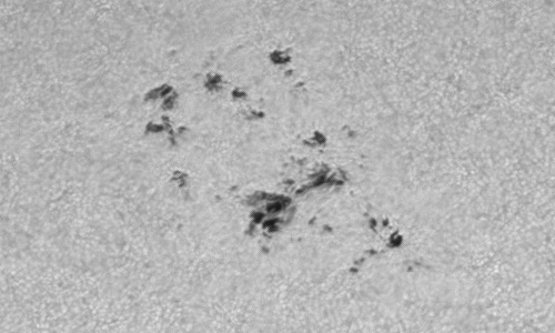 2024年5月2日の黒点（活動領域13663）