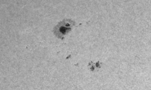 2024年5月11日の黒点（活動領域13672）