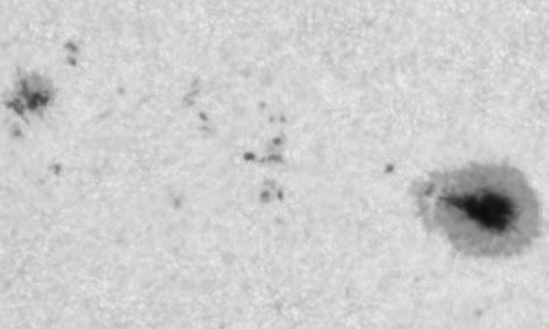 2024年5月18日の黒点（活動領域13679）