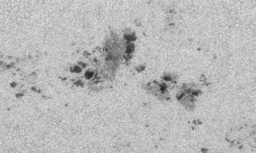 2024年6月4日の黒点（活動領域13697）