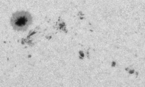 2024年6月18日の黒点（活動領域13713）