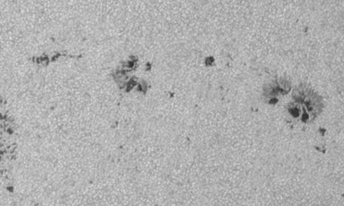 2024年7月4日の黒点（活動領域13729）