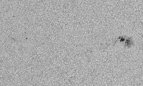 2024年7月4日の黒点（活動領域13734）