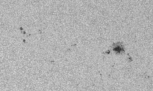 2024年8月7日の黒点（活動領域13775）