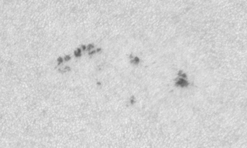 2024年8月17日の黒点（活動領域13789）