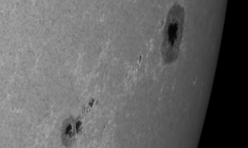 2024年8月30日の黒点（活動領域13800）