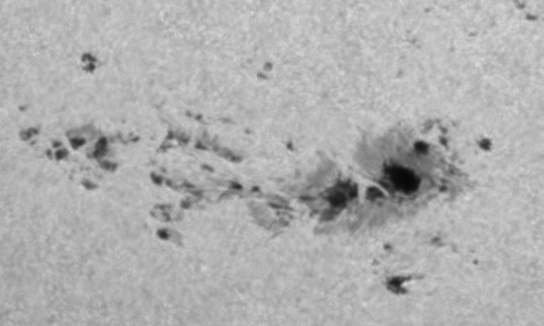 2024年10月1日の黒点（活動領域13842）