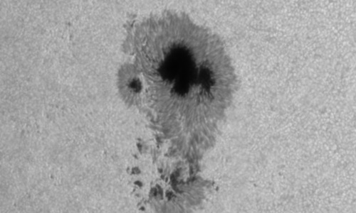 2024年10月5日の黒点（活動領域13848）