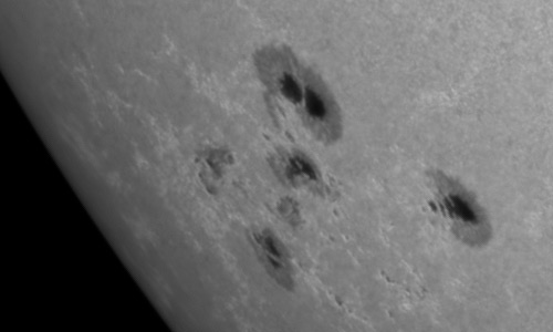 2024年10月5日の黒点（活動領域13849）