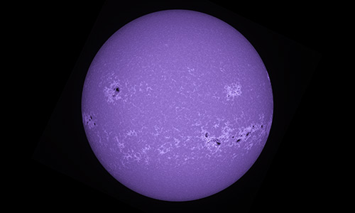 2024年10月5日の太陽（カルシウムK線）