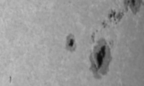 2024年10月6日の黒点（活動領域13839）