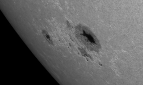 2024年10月8日の黒点（活動領域13852）