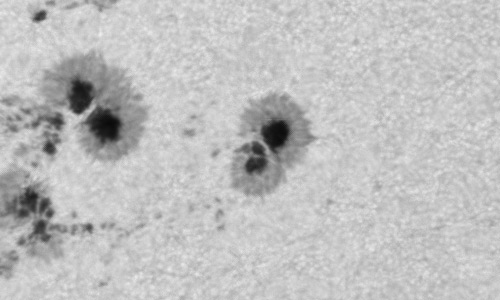 2024年10月10日の黒点（活動領域13850）