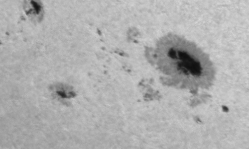 2024年10月10日の黒点（活動領域13852）